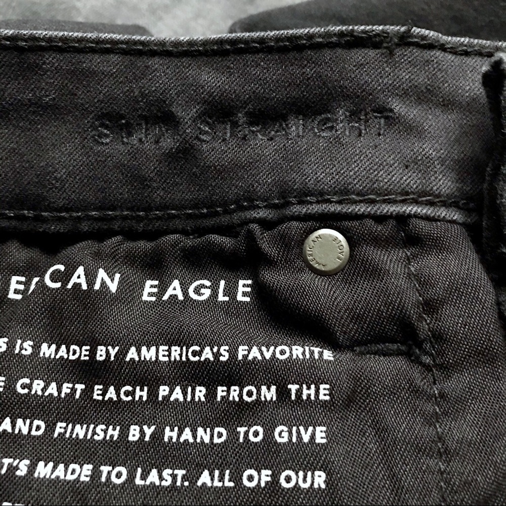 ❌SOLD❌ American Eagle NWOT Next Level Flex Slim Straight Jeans Men 32x34 - Picture 12 of 15